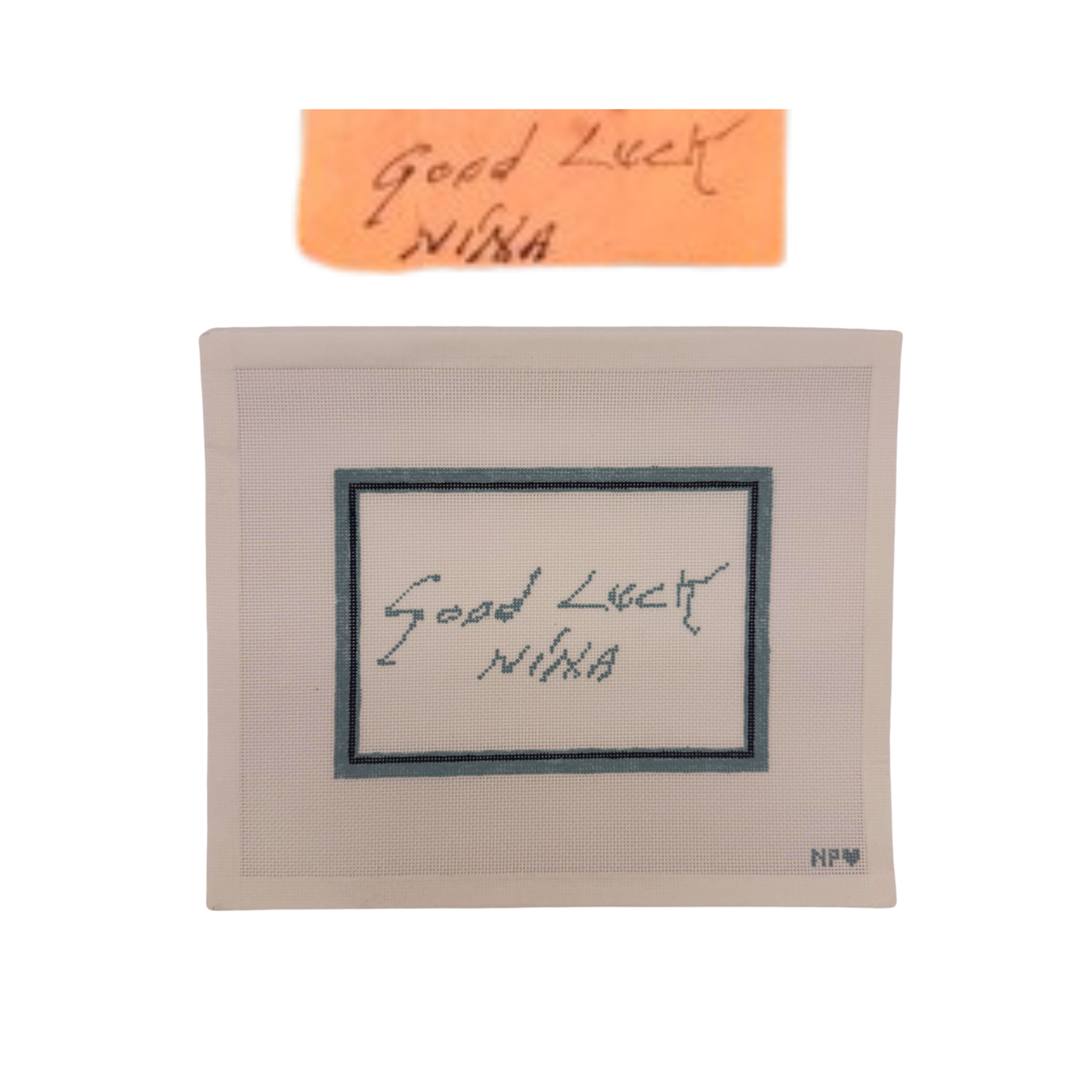 5 x 7 Handwriting Round